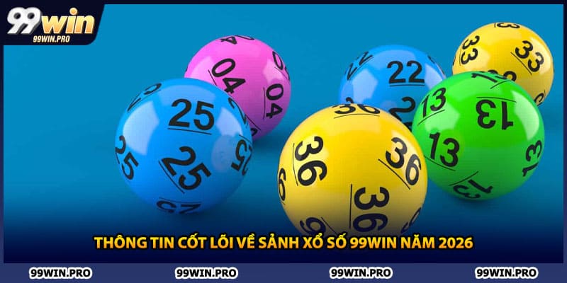 Thông tin cốt lõi về sảnh xổ số 99WIN năm 2026